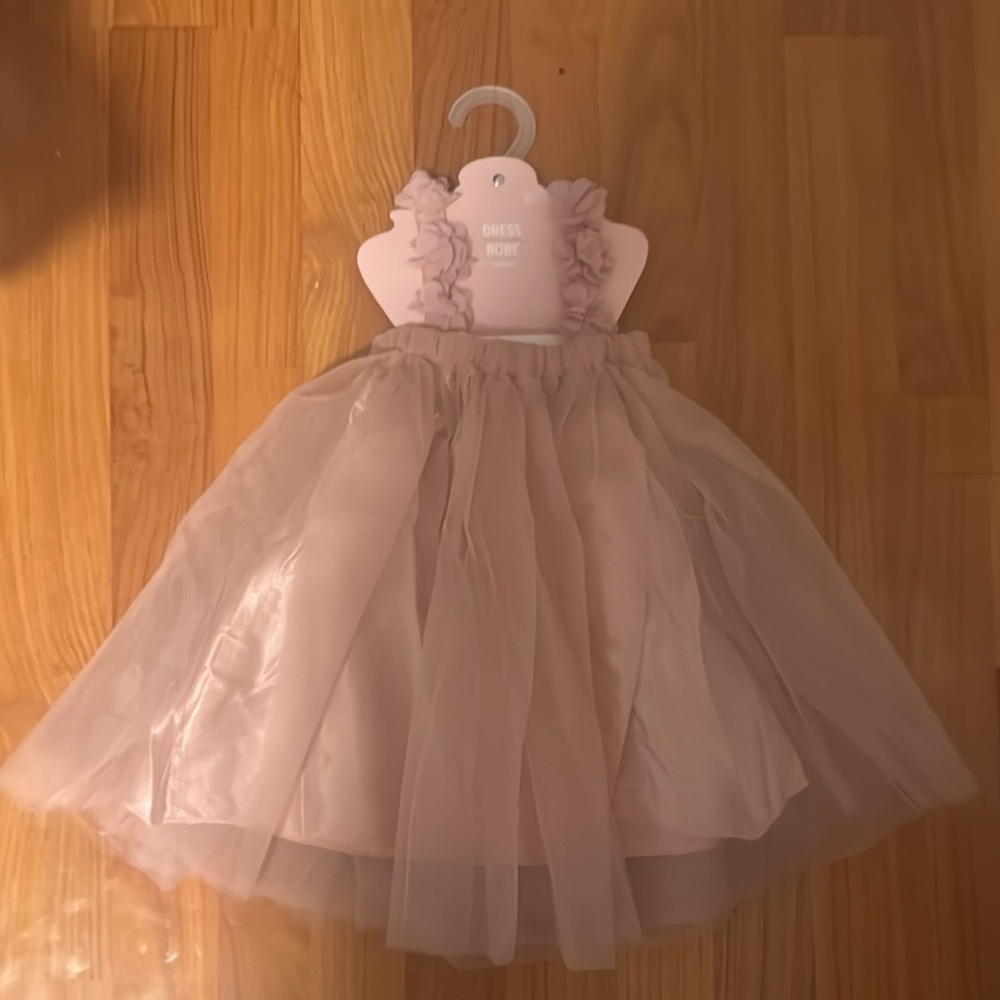 Girls Pink Tulle Skirt